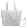 TRVL: Jumbo Tote XL Tote - Ribbon Floral Pink