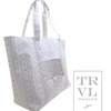 TRVL: Jumbo Tote XL Tote - Ribbon Floral Pink