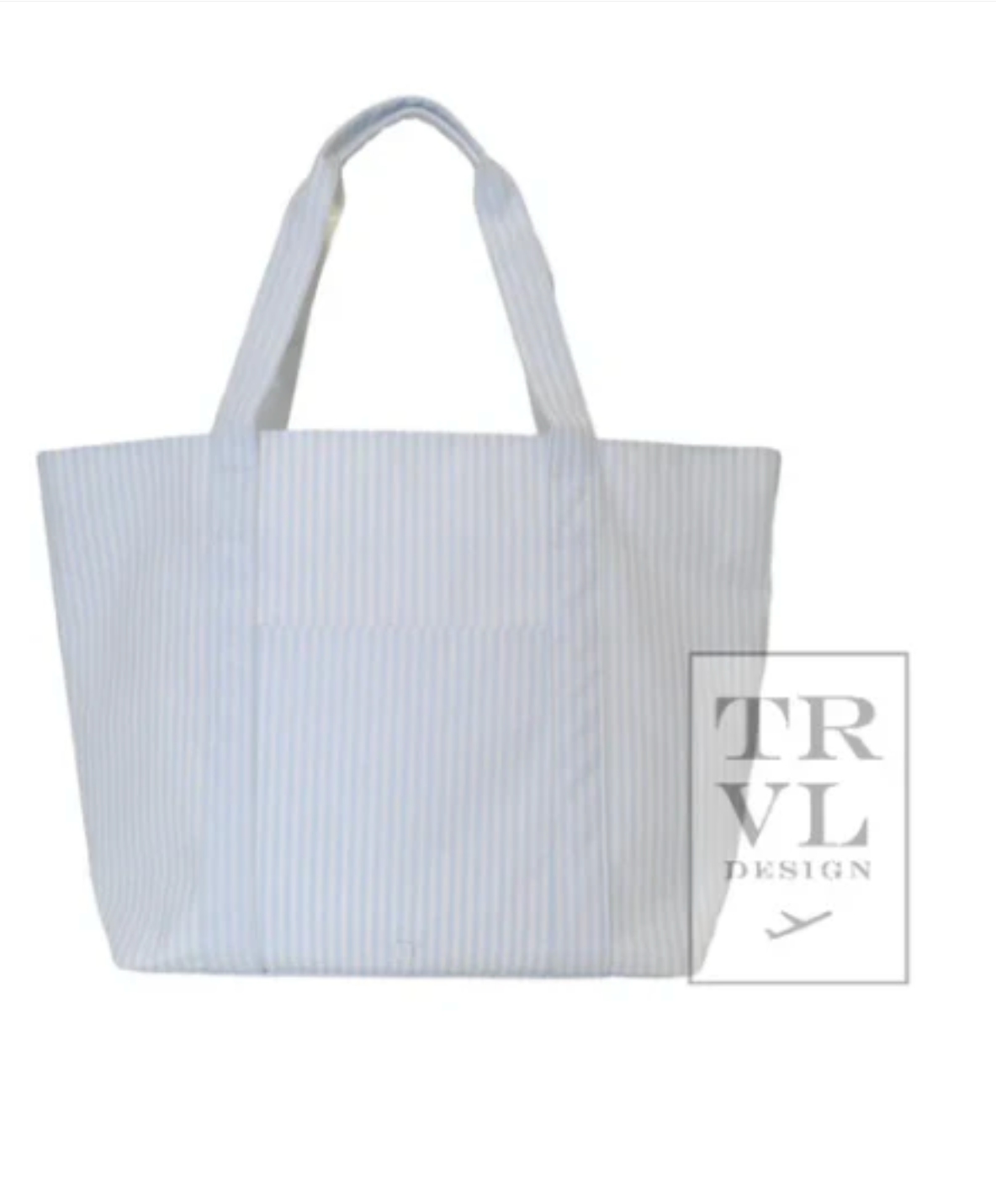 TRVL: Jumbo Tote XL Tote - Pimlico Stripe Blue