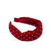 Great Pretenders: Sparkle Red Velvet Headband