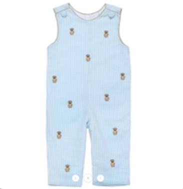 Zuccini: Labrador Longall - Light Blue Medium Check