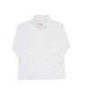 TBBC: Tatum's Turtleneck - Worth Avenue White with Newport Night Microdot