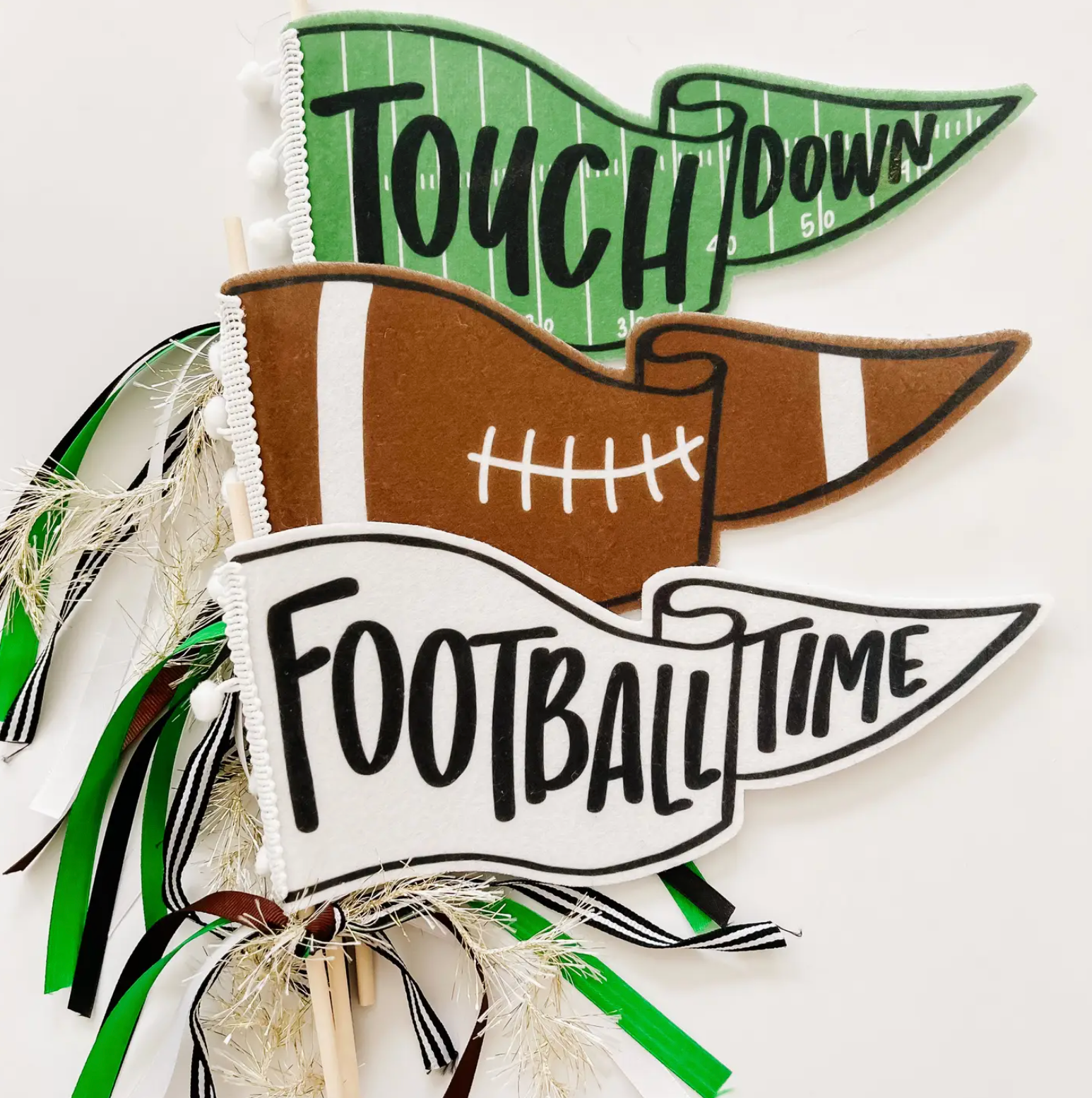 Goldie Letter Co: Football Pennant Flags