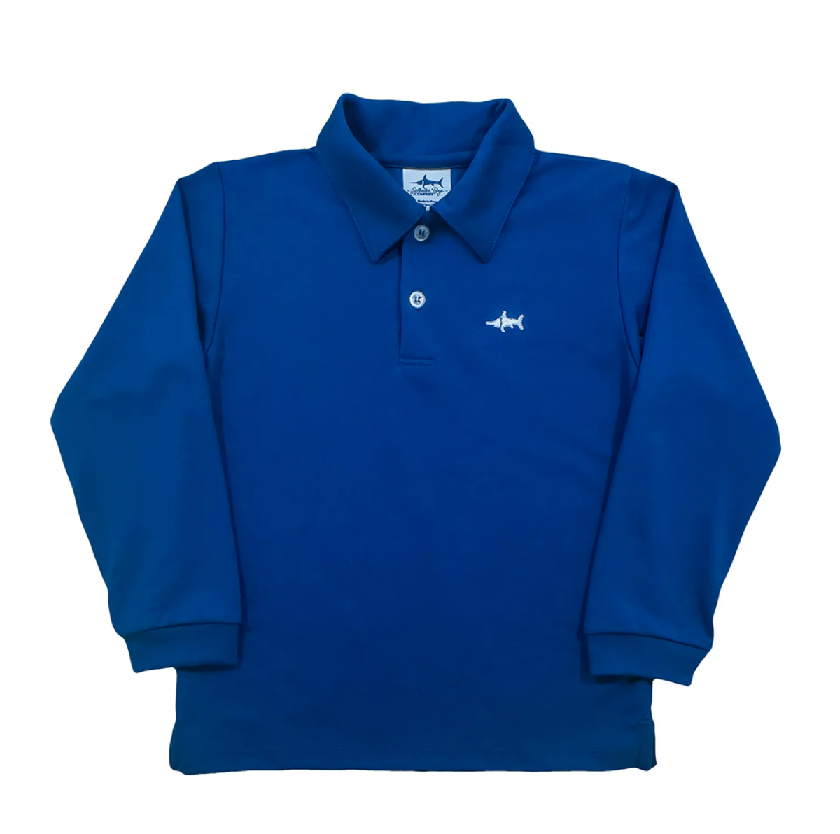 Saltwater Boys Company: Signature LS Polo - Navy