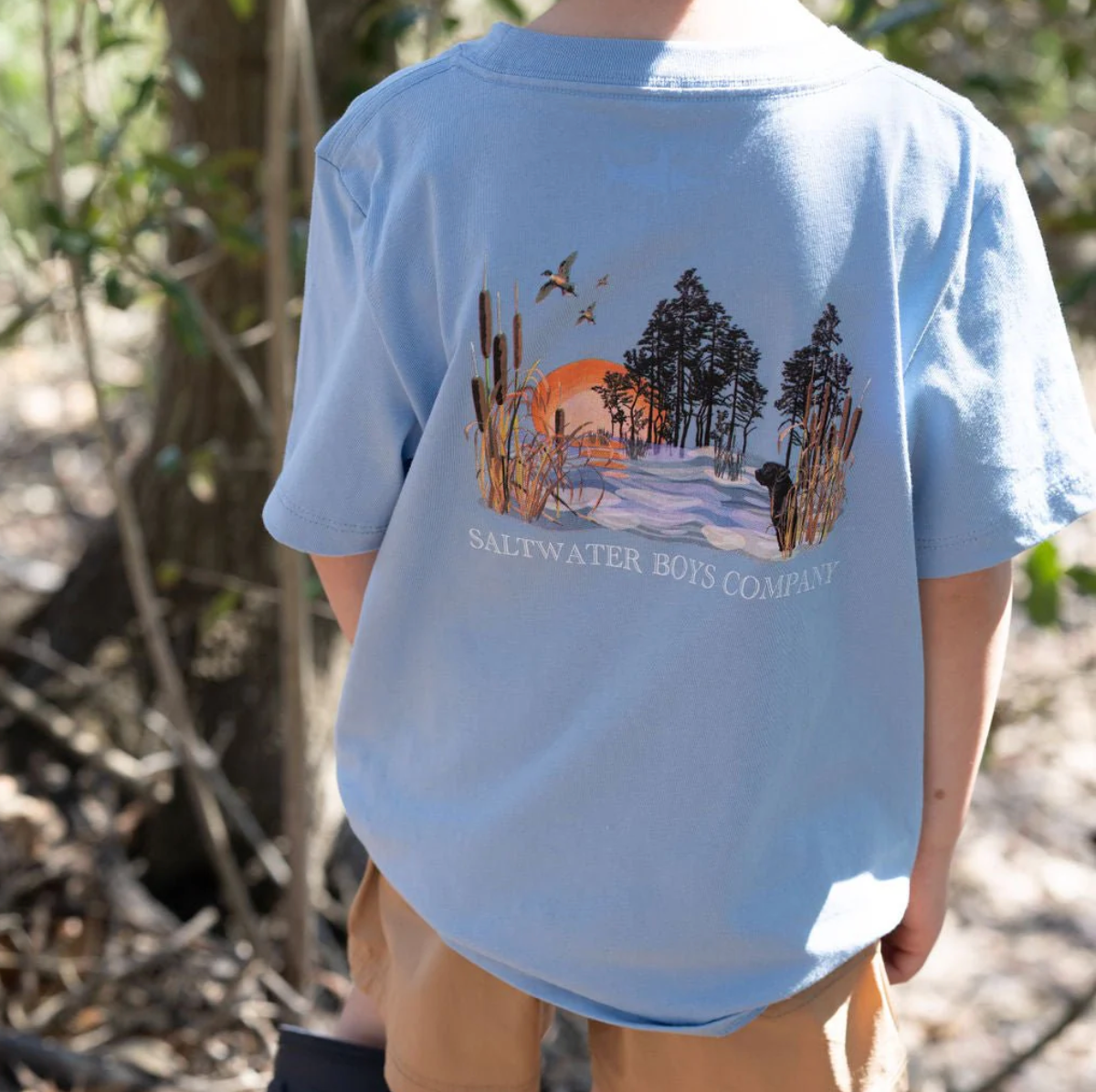 Saltwater Boys Company: Marsh Scene SS Graphic Tee