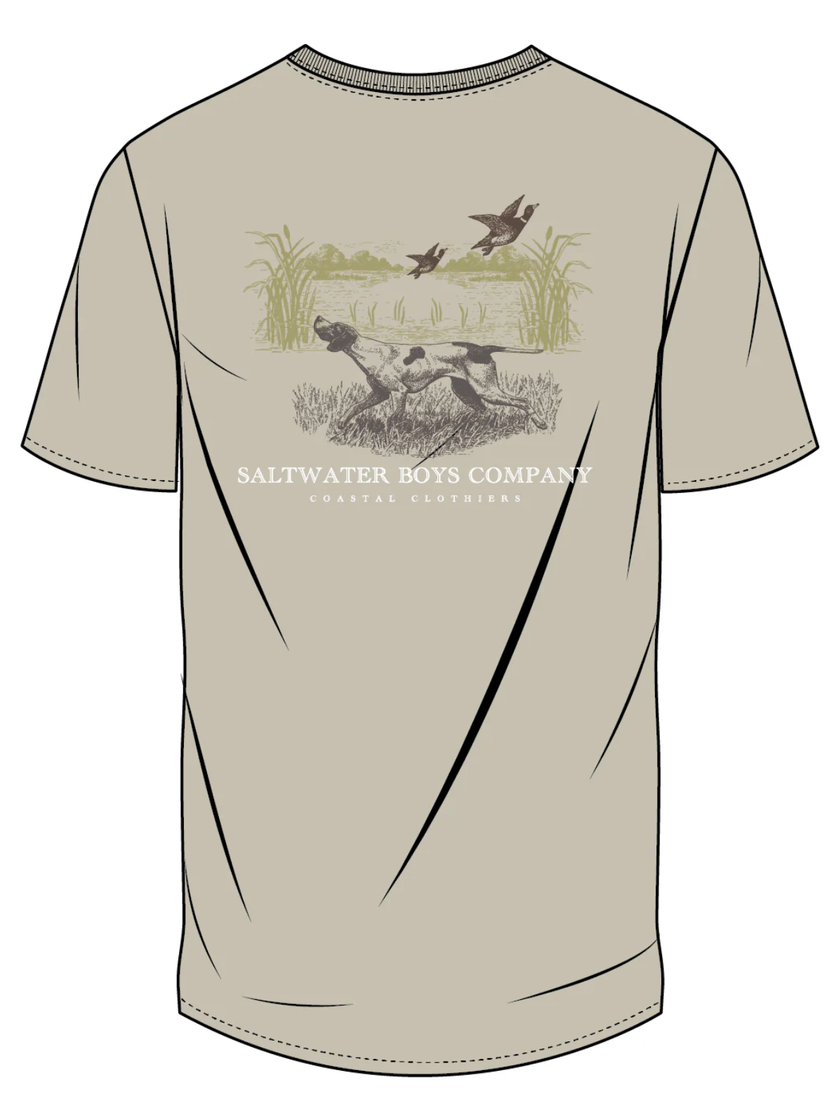 Saltwater Boys Company: Hunting Dog SS Graphic Tee