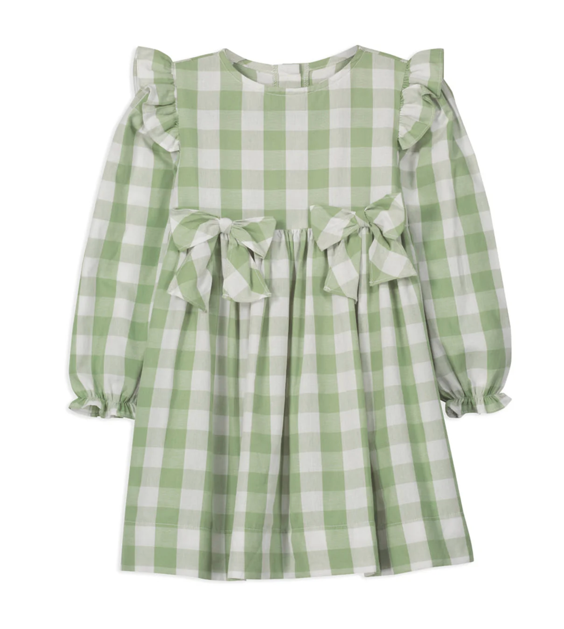 Bella Bliss: Trudy Dress - Sage Check