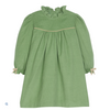 Little English: McCall Dress - Watercress Corduroy