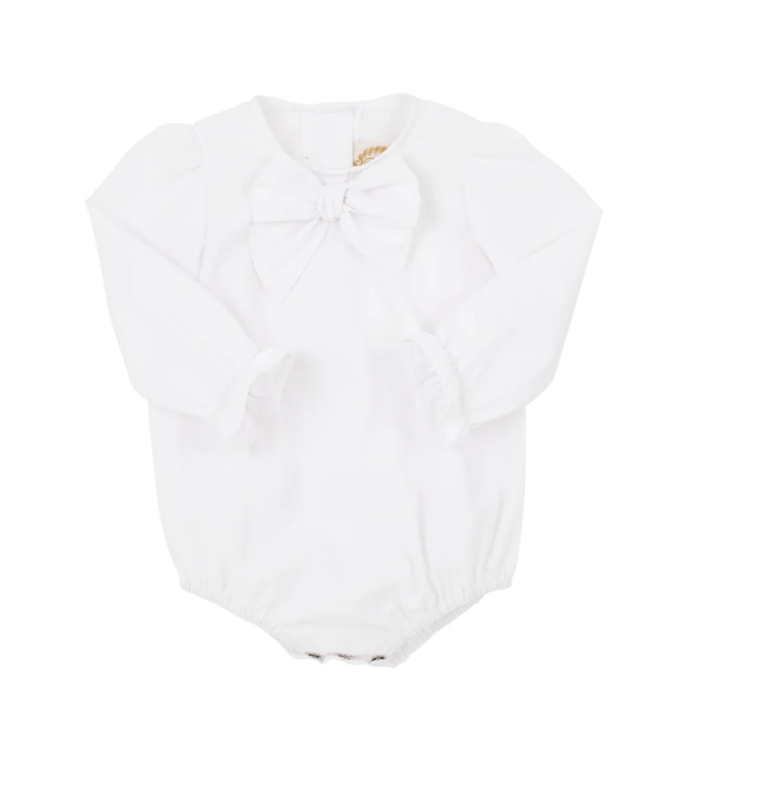 TBBC: Beatrice Bow Blouse - Worth Avenue White