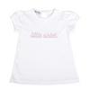 Magnolia Baby: Big Sister Embroidered T-Shirt