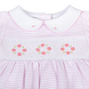 Magnolia Baby: Lilly and Logan Smocked Footie - Pink