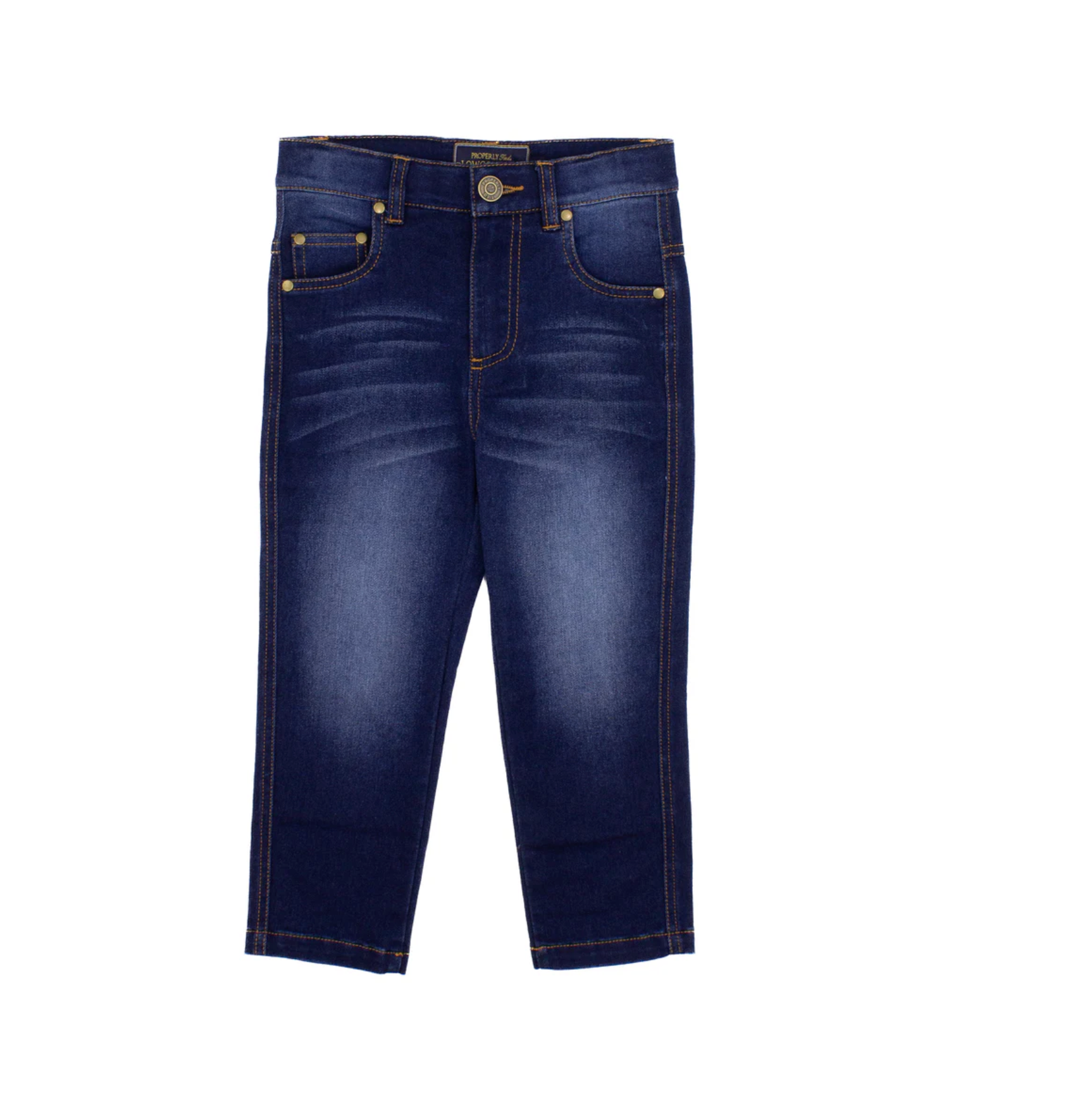 Properly Tied: Boys Lowcountry Jean - Dark Wash