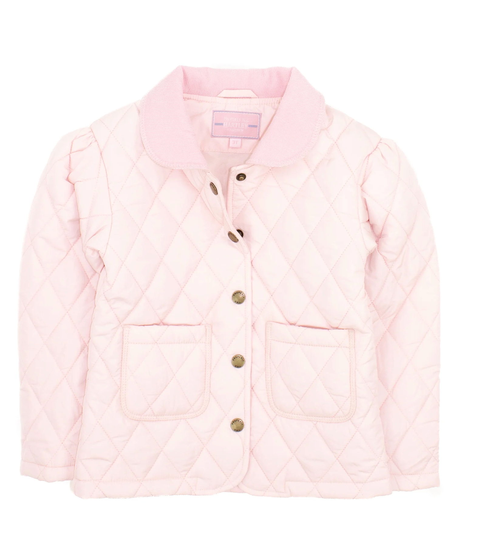 Properly Tied: Girls Hartley Jacket - Light Pink