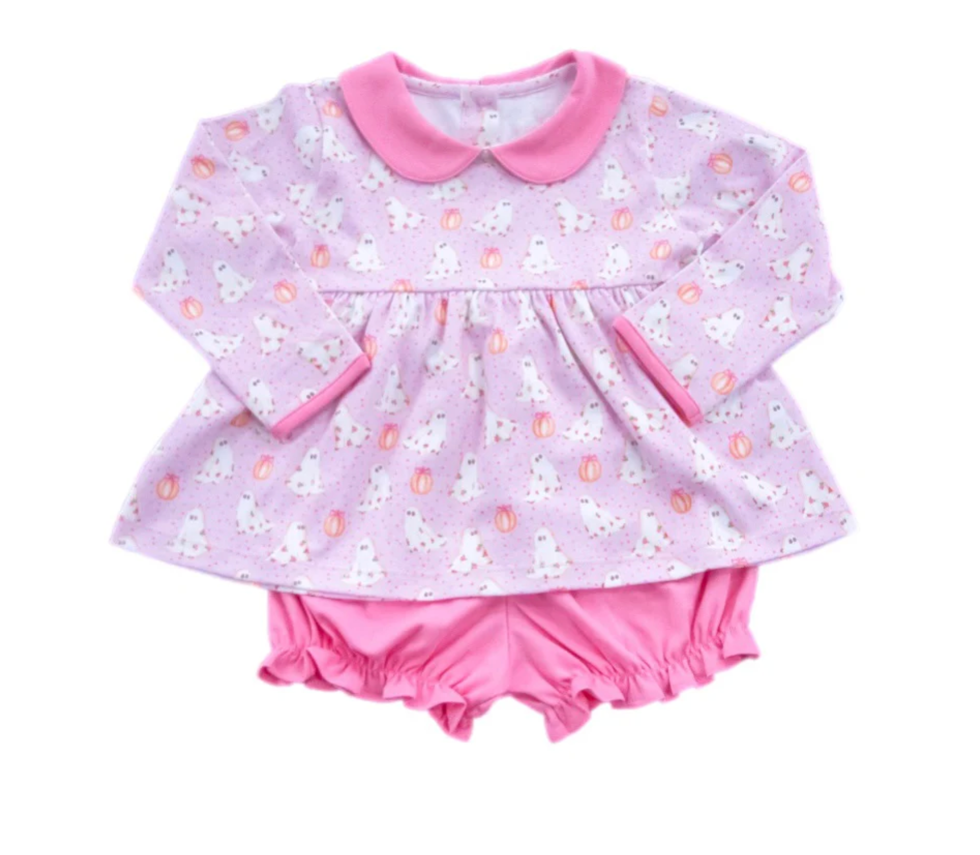 James & Lottie: Sally Knit Bloomer Set - Ghost