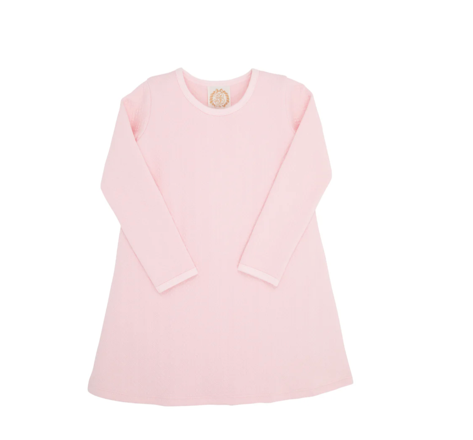 TBBC: Long Sleeve Polly Play Dress - Palm Beach Pink