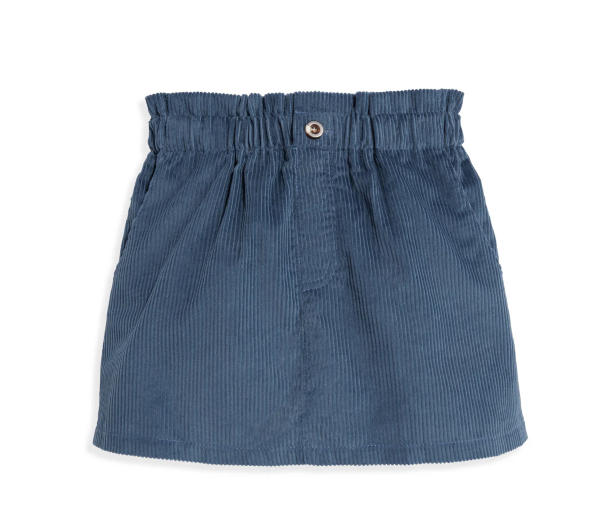 Bella Bliss: Paperbag Skirt - Moonlight Blue Cord