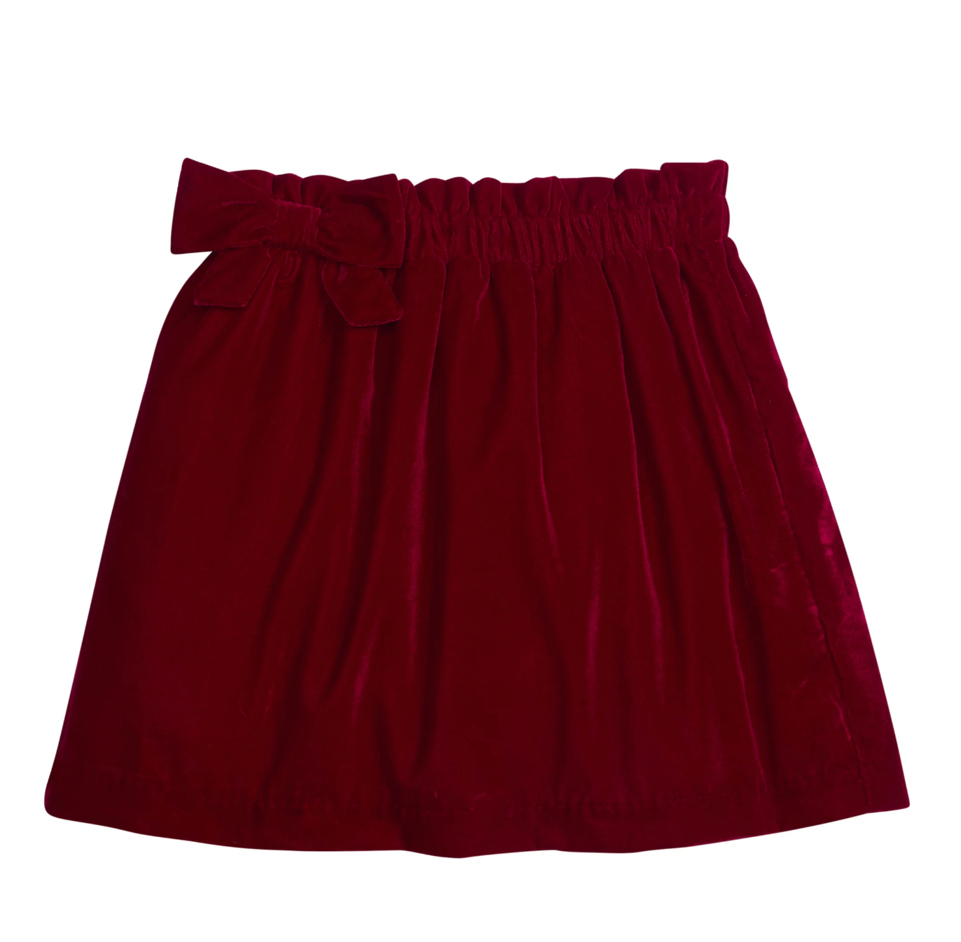 Little English: Paperbag Bow Skirt - Winterberry