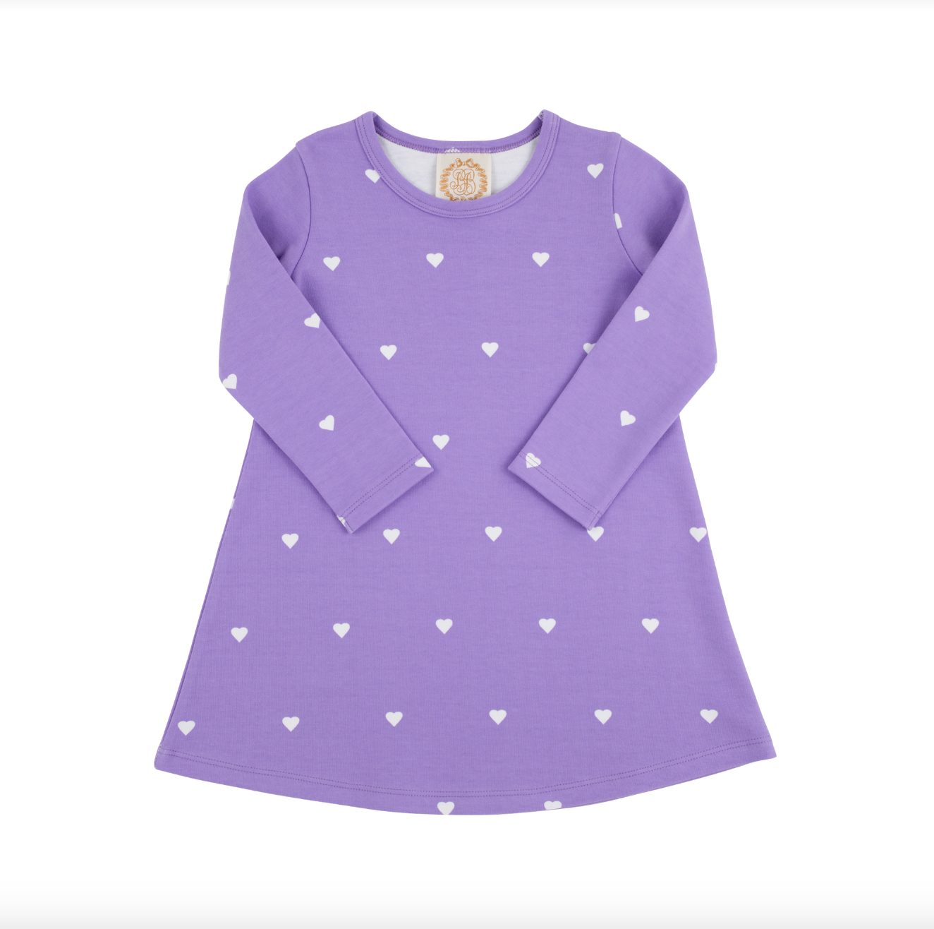 TBBC: Long Sleeve Polly Play Dress - Heart Eyes (Palisades Purple)