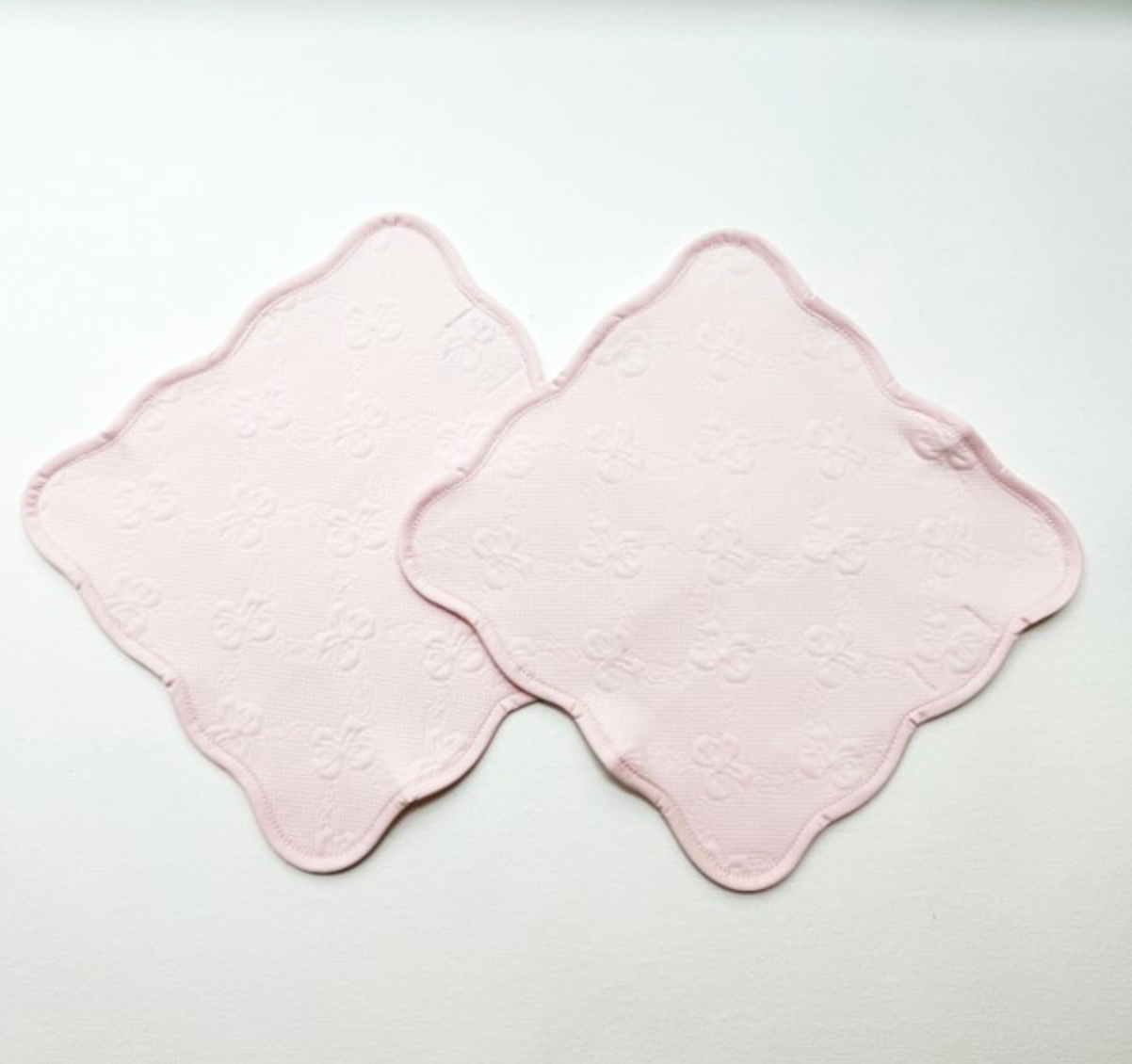 Terry Tots: Washcloth – Pink Bows