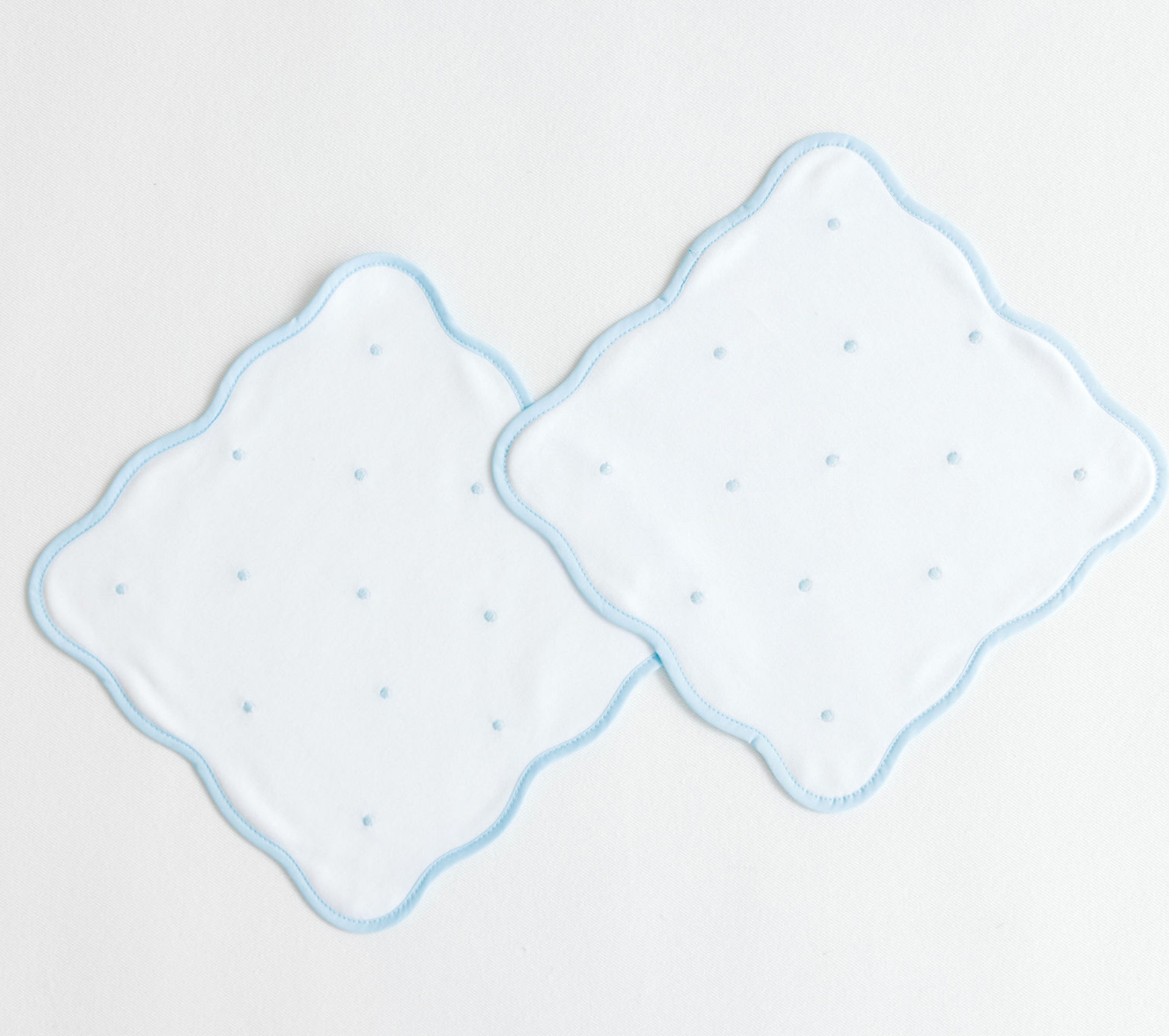 Terry Tots: Washcloth – Blue Dots