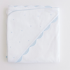 Terry Tots: Hooded Towel – Blue Dots