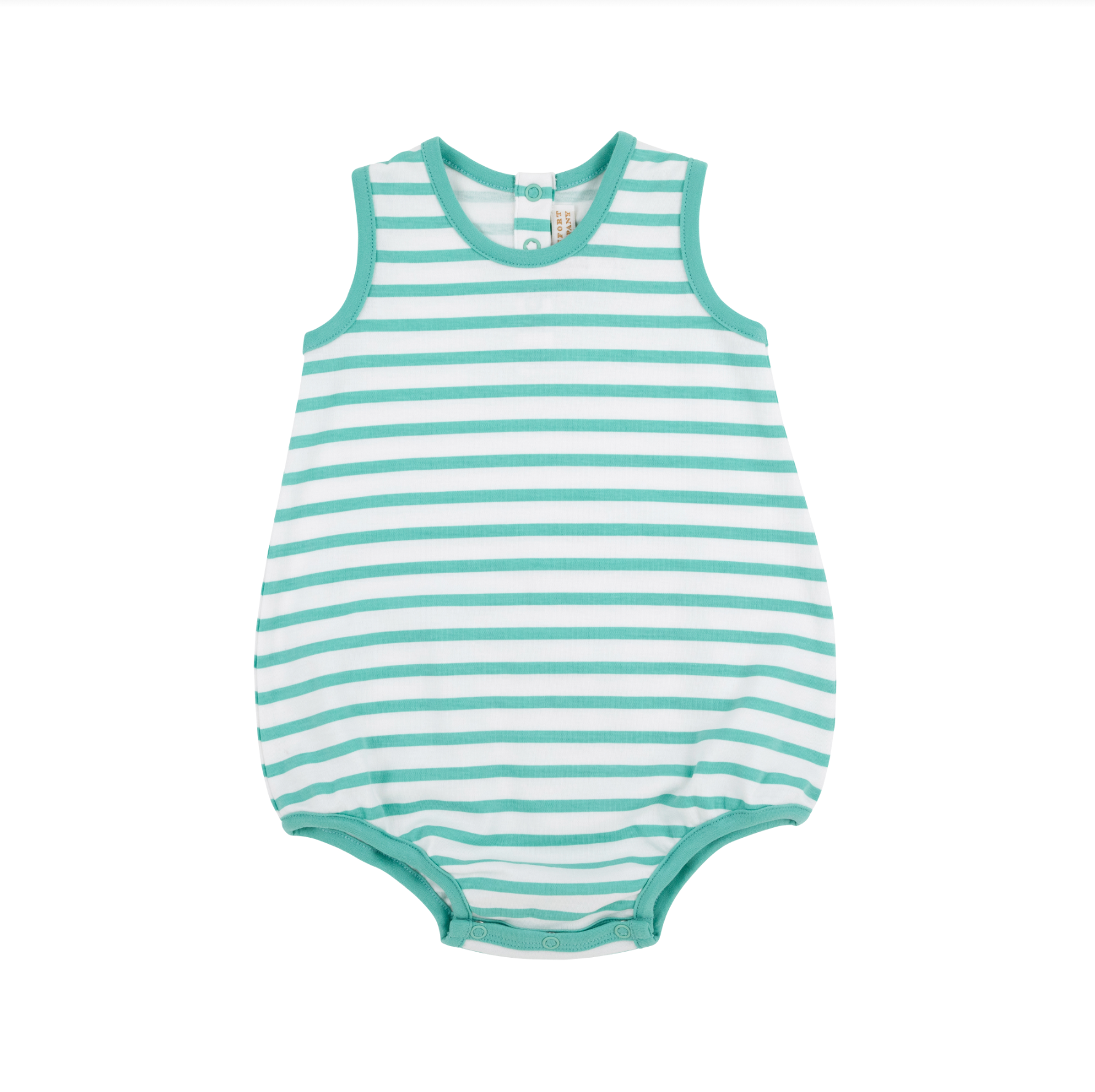 TBBC: Patton Play Bubble - Turks Teal Stripe/Turks Teal