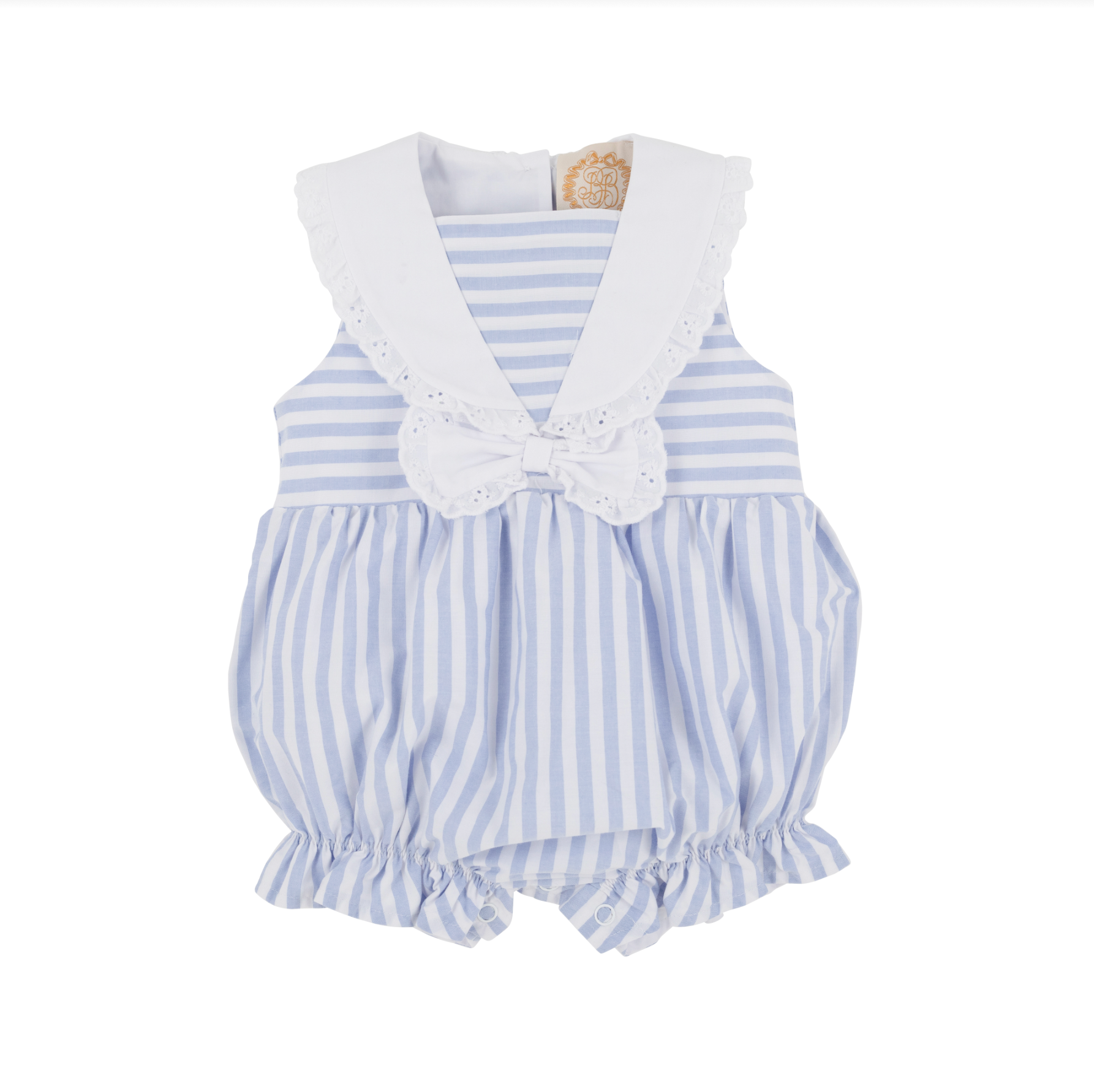 TBBC: Blaine Bubble - Park City Periwinkle Stripe/Worth Avenue White