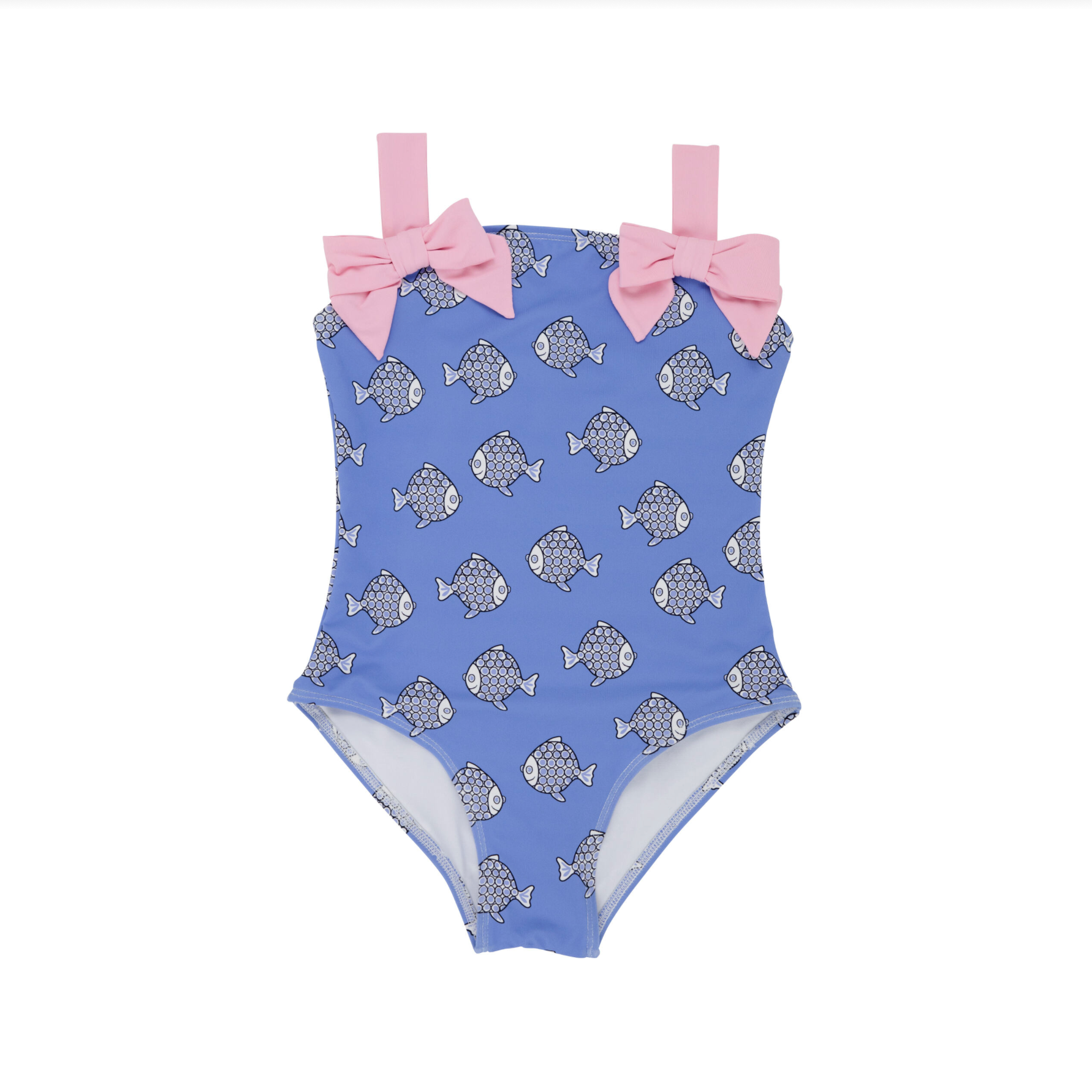 TBBC: Shannon Bow Bathing Suit - Little Fishes/Pier Party Pink