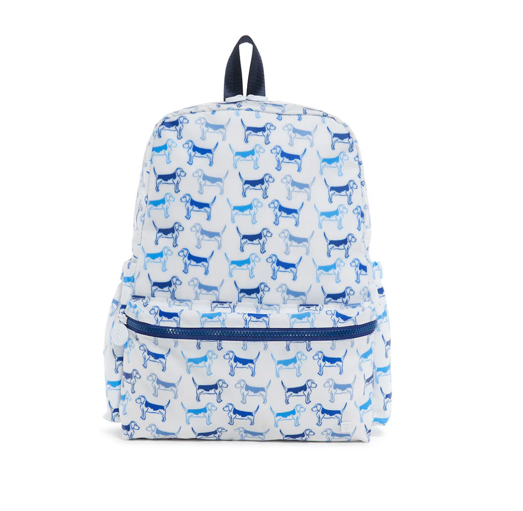 TRVL: BACKPACKER- BACKPACK PUPPY LOVE BLUE