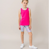 Set Athletic: Nicole Tank - Power Pink, Bloomberry Floral