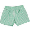 TBBC: Sheffield Shorts -Kiawah Kelly Green Windowpane/Multicolor