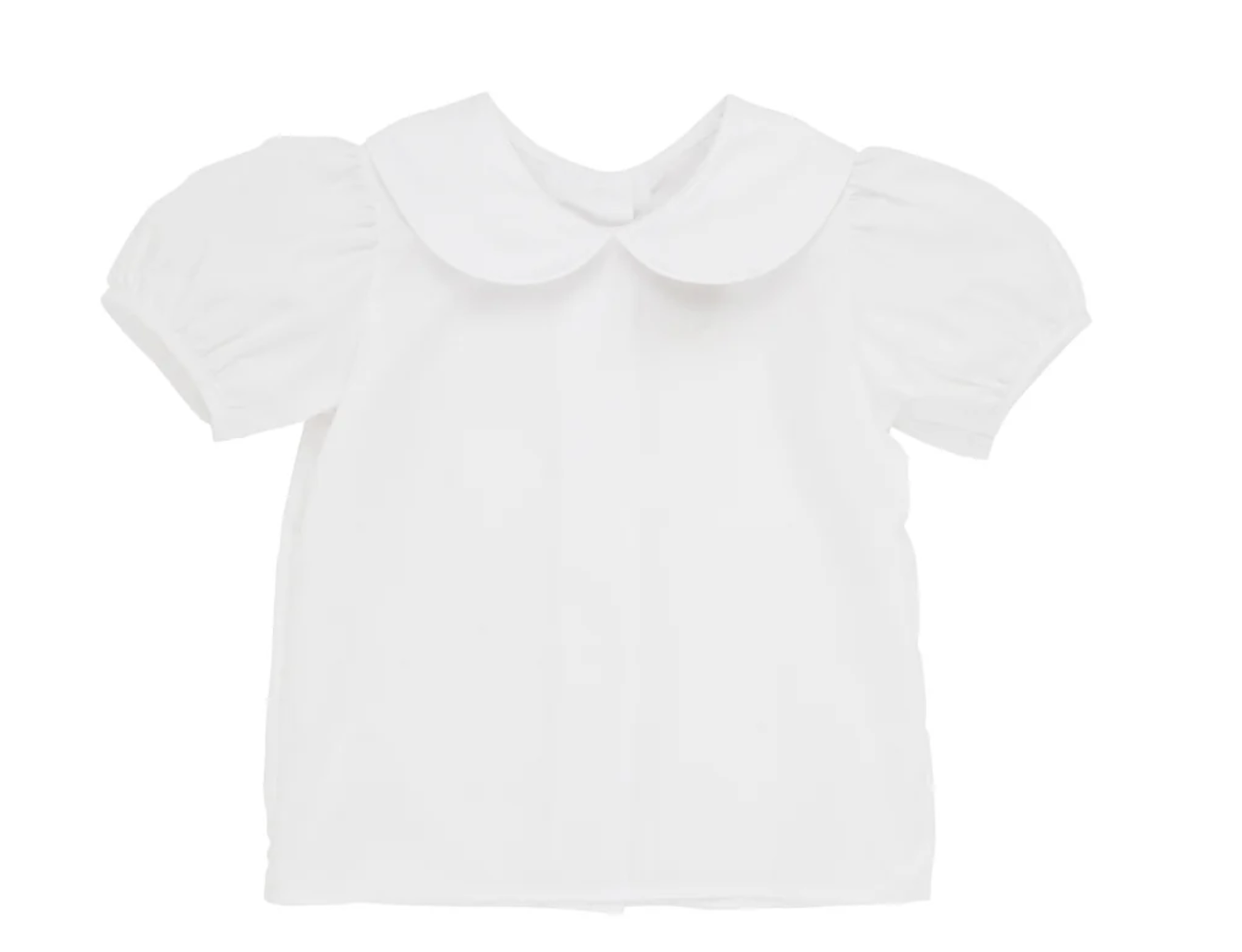 TBBC: Peter Pan Shirt Woven - Worth Avenue White