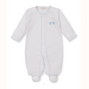 Kissy Kissy: Premier Baa Baa Baby Sheep Blue Hand Emb. Footie