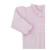 Kissy Kissy: Pink Hand Smocked Footie