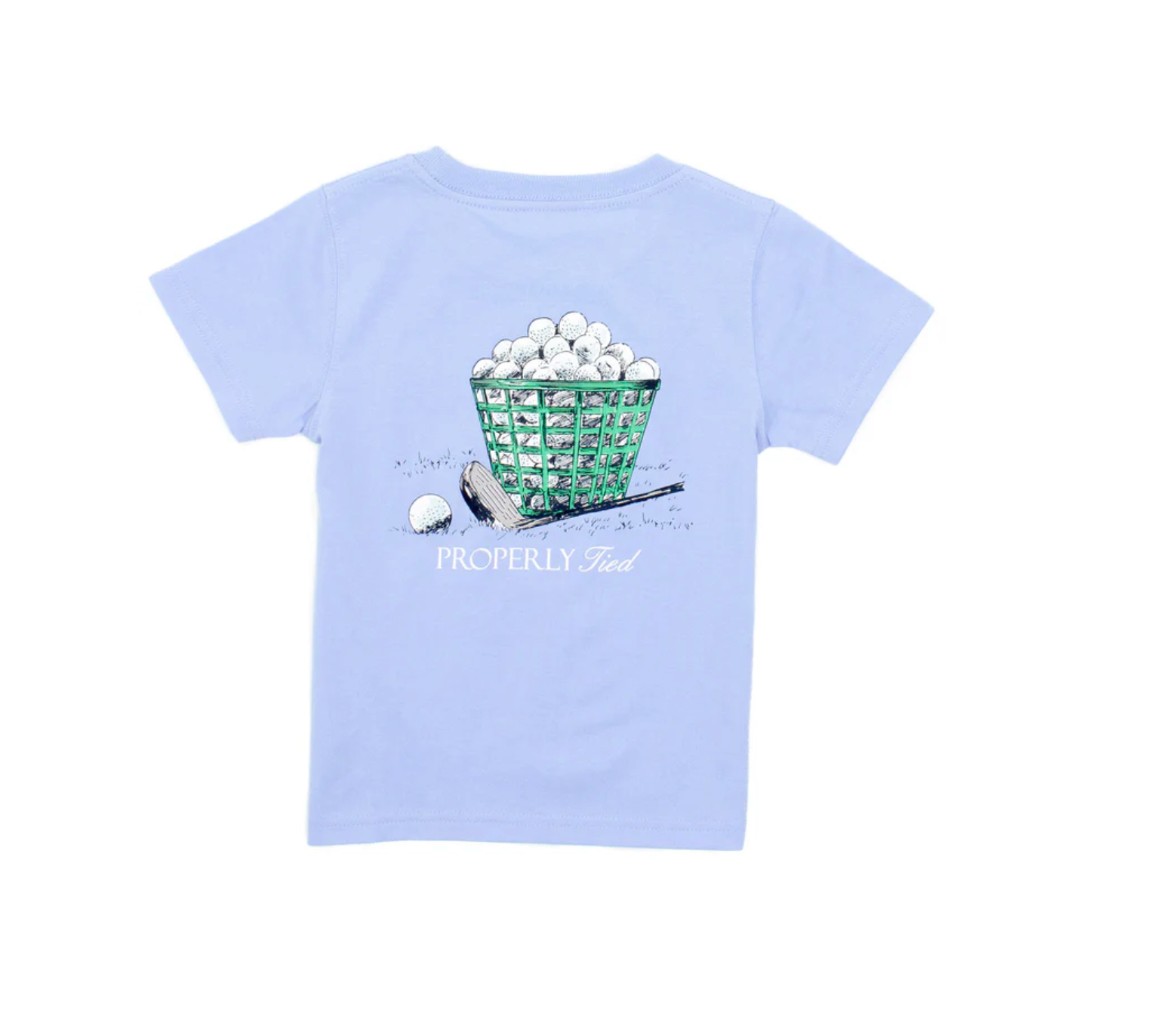 Properly Tied: Boys Range SS Light Blue