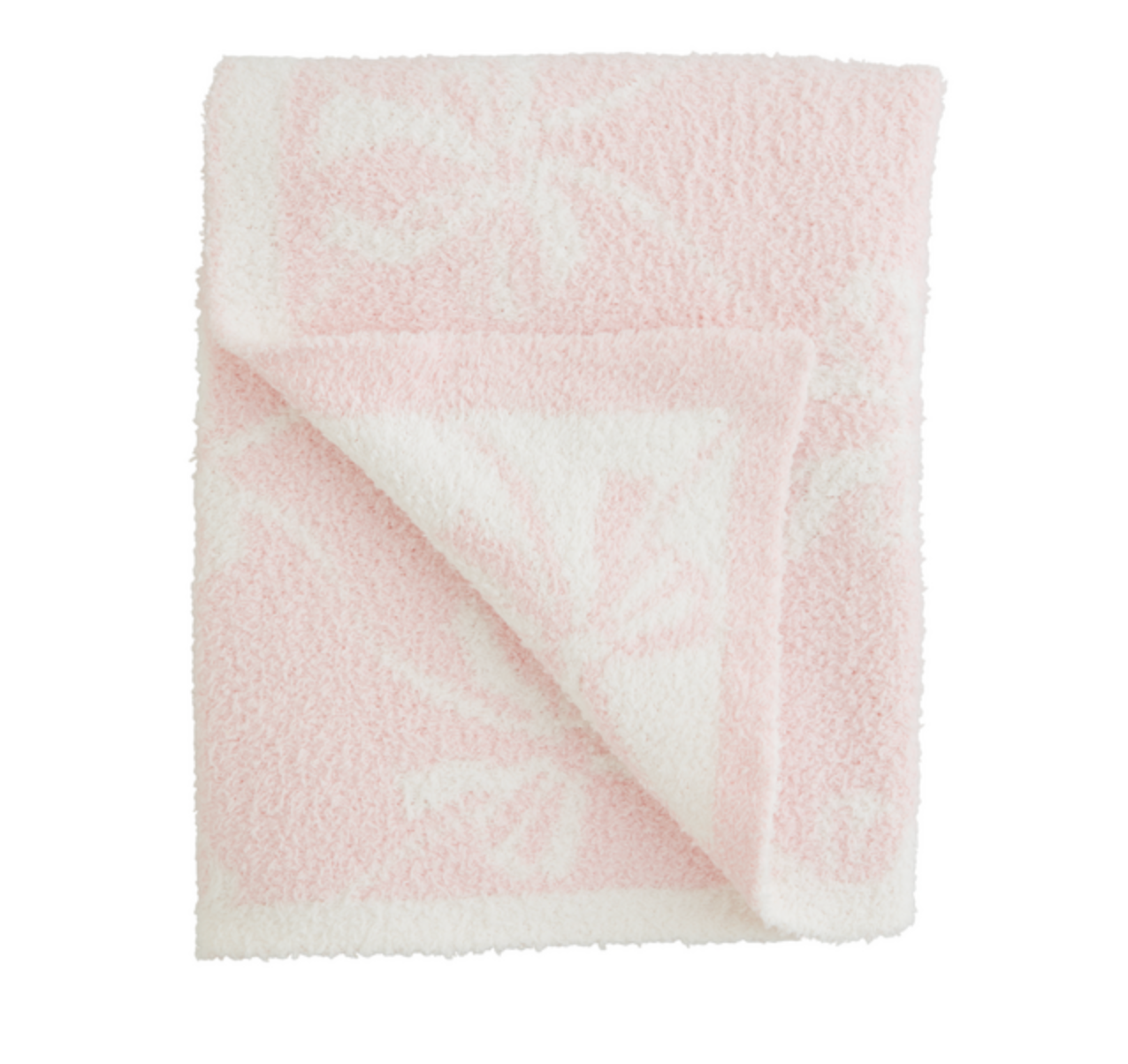 Mud Pie: BOW CHENILLE BLANKET