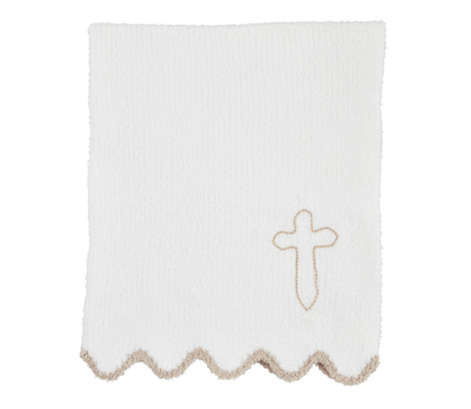 Mud Pie: CROSS CHENILLE BLANKET