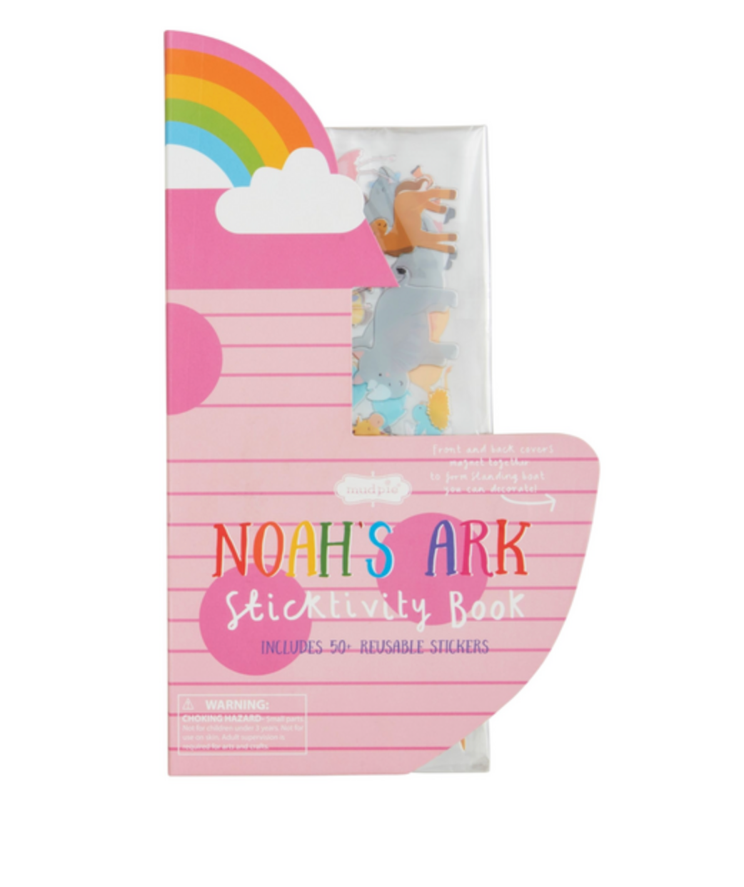 Mud Pie: PINK NOAH'S ARK STICKER BOOK