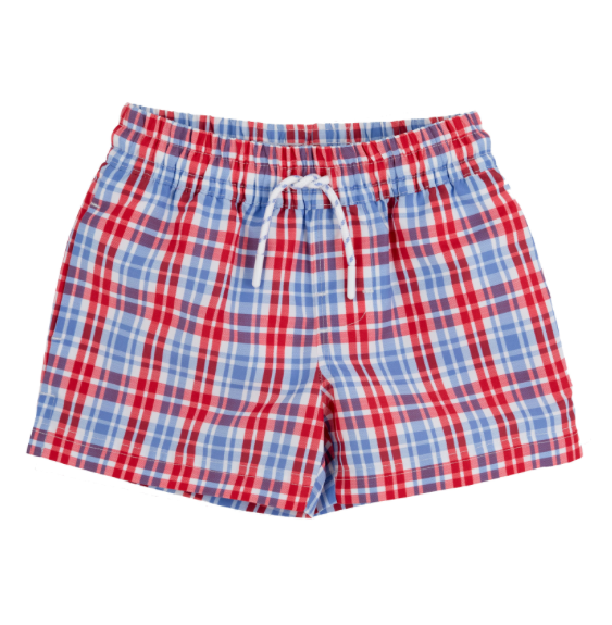 TBBC: Tortola Swim Trunks - Lawn Party Plaid – Lollipops Children's ...