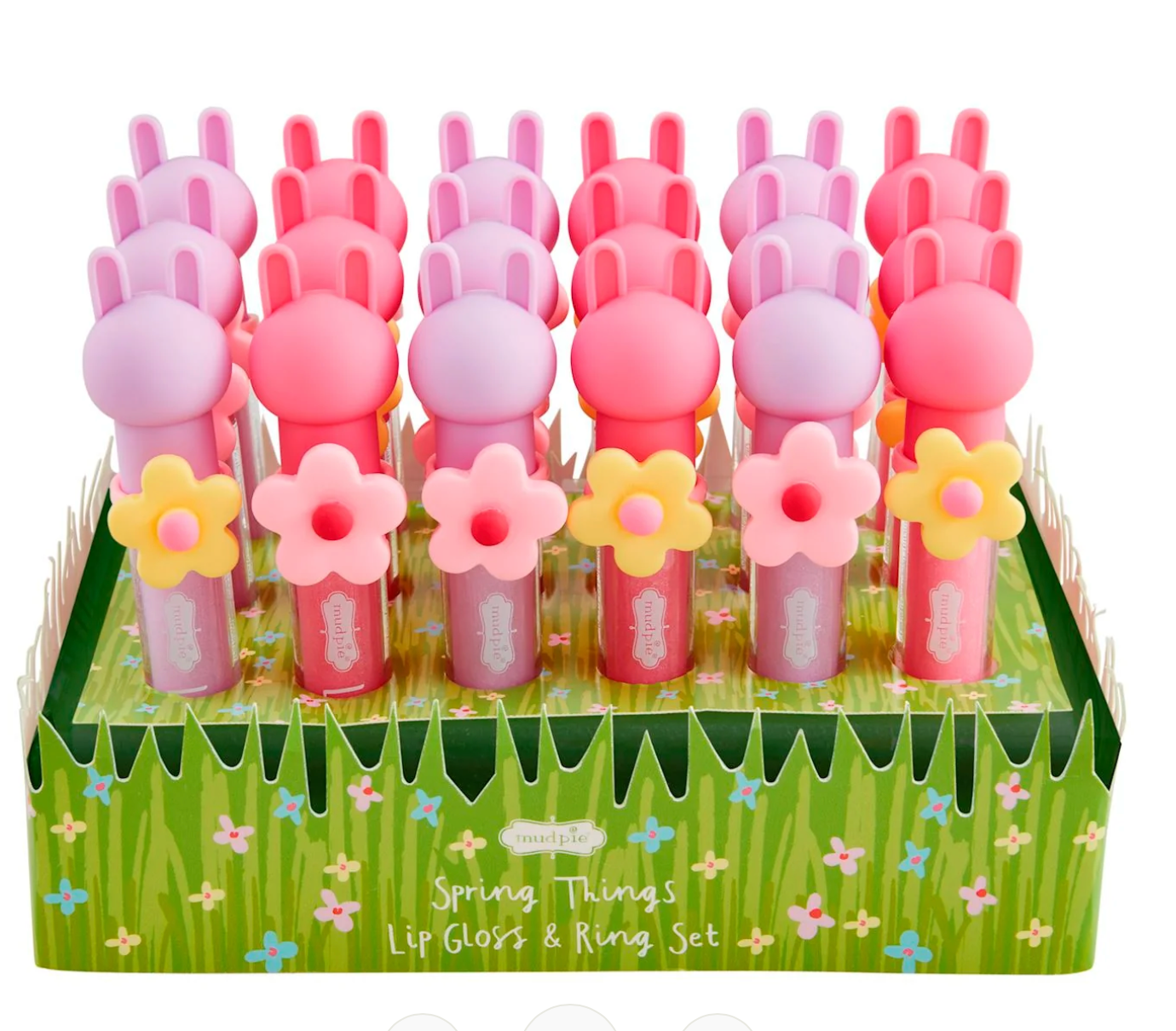 Mud Pie: Spring Lip Gloss & Ring Set