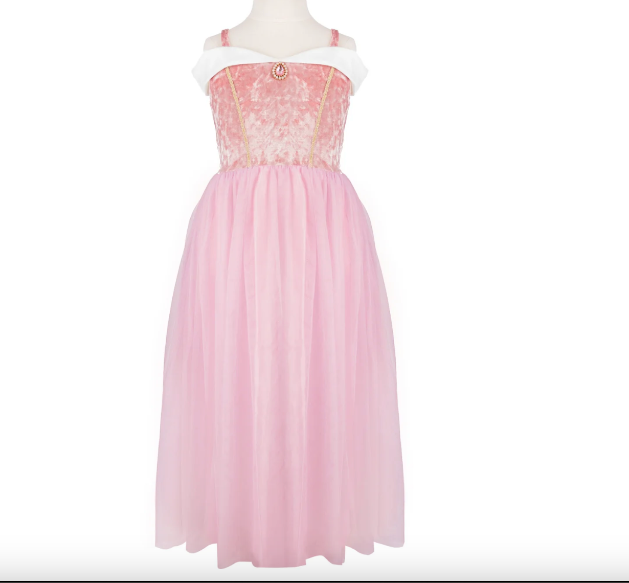 Great Pretenders: Velvety Soft Sleeping Sweetheart Princess Gown with Warmers