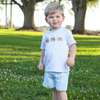 Trotter Street: PUPPY TRIO EMBROIDERY SHORT SET