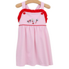 Trotter Street Kids: GIRLS PINK MOUSE EMBROIDERY DRESS