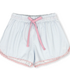 Set Athletic: Emily Short - Cotton Candy Blue Ministripe, Cotton Candy Pink