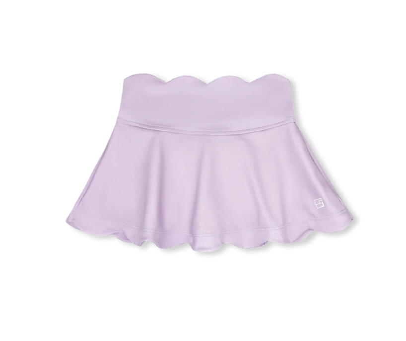 Set Athletic: Zoe Scallop Skort - Petal Purple, Cotton Candy Pink