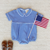 TBBC: Bradford Bubble -Rockefeller Royal Stripe with Worth Avenue White