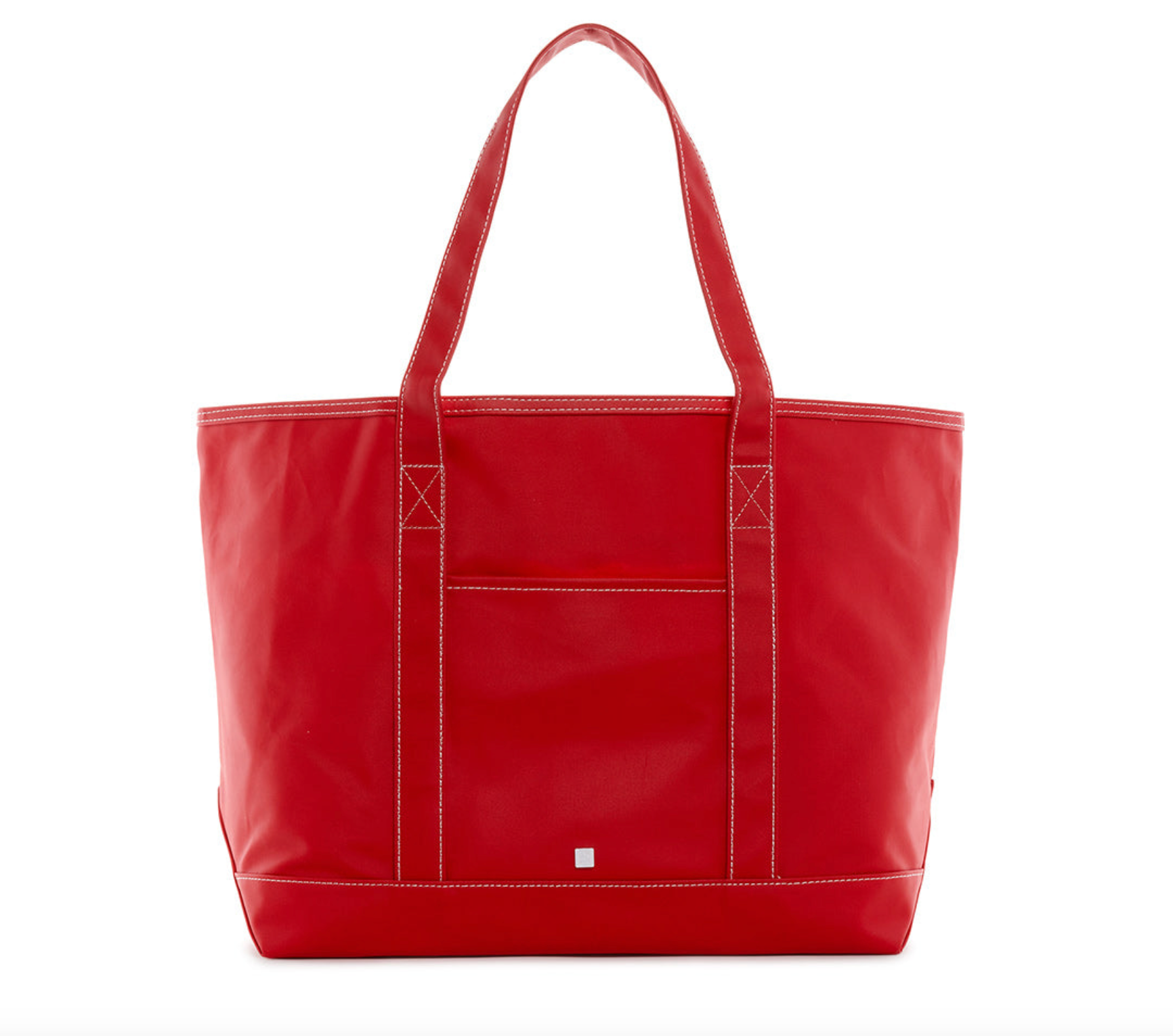 TRVL: MAXI TOTE - COATED CANVAS LARGE RED
