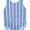 James & Lottie: Lottie Swim - Patriotic Stripes