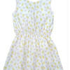 James & Lottie:  Kristin Knot Dress - Yellow Lemon Squeeze the Day