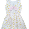 James & Lottie:  Kristin Knot Dress - Yellow Lemon Squeeze the Day